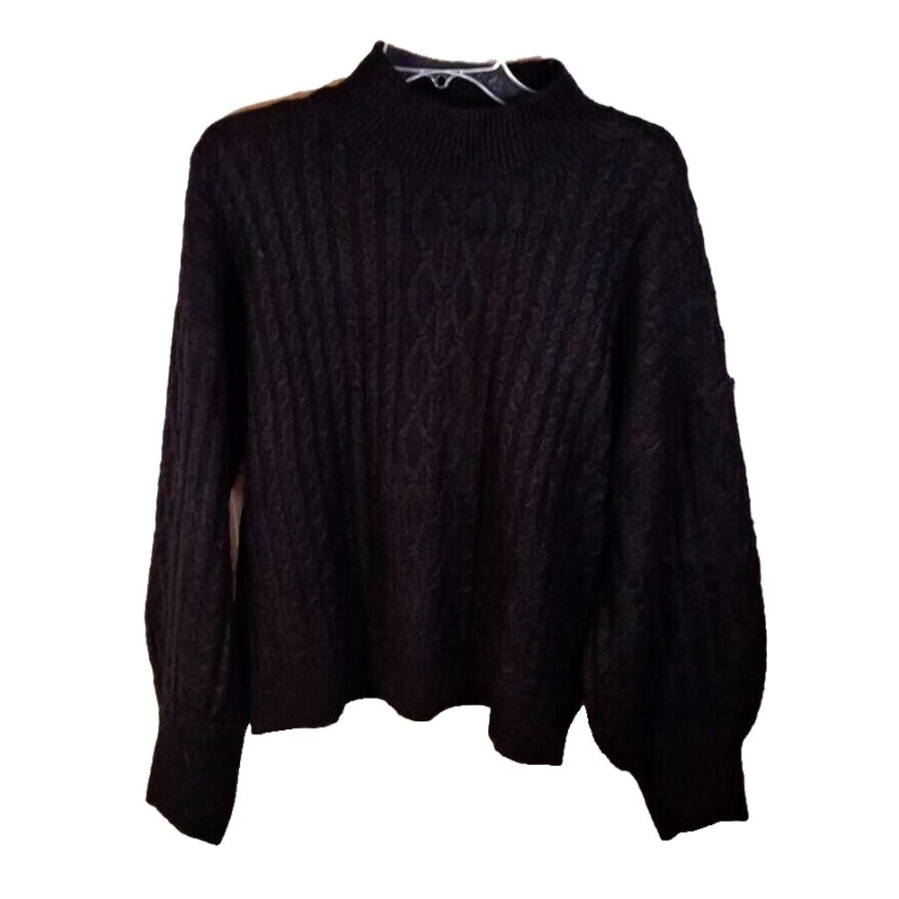 Vince Camuto Women's Warm Cozy Pullover Crew Neck Cable knit Sweater Size XL